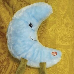 Celestial Light-up Color Changing Blue Moon Plush Toy (TESTED WORKS)